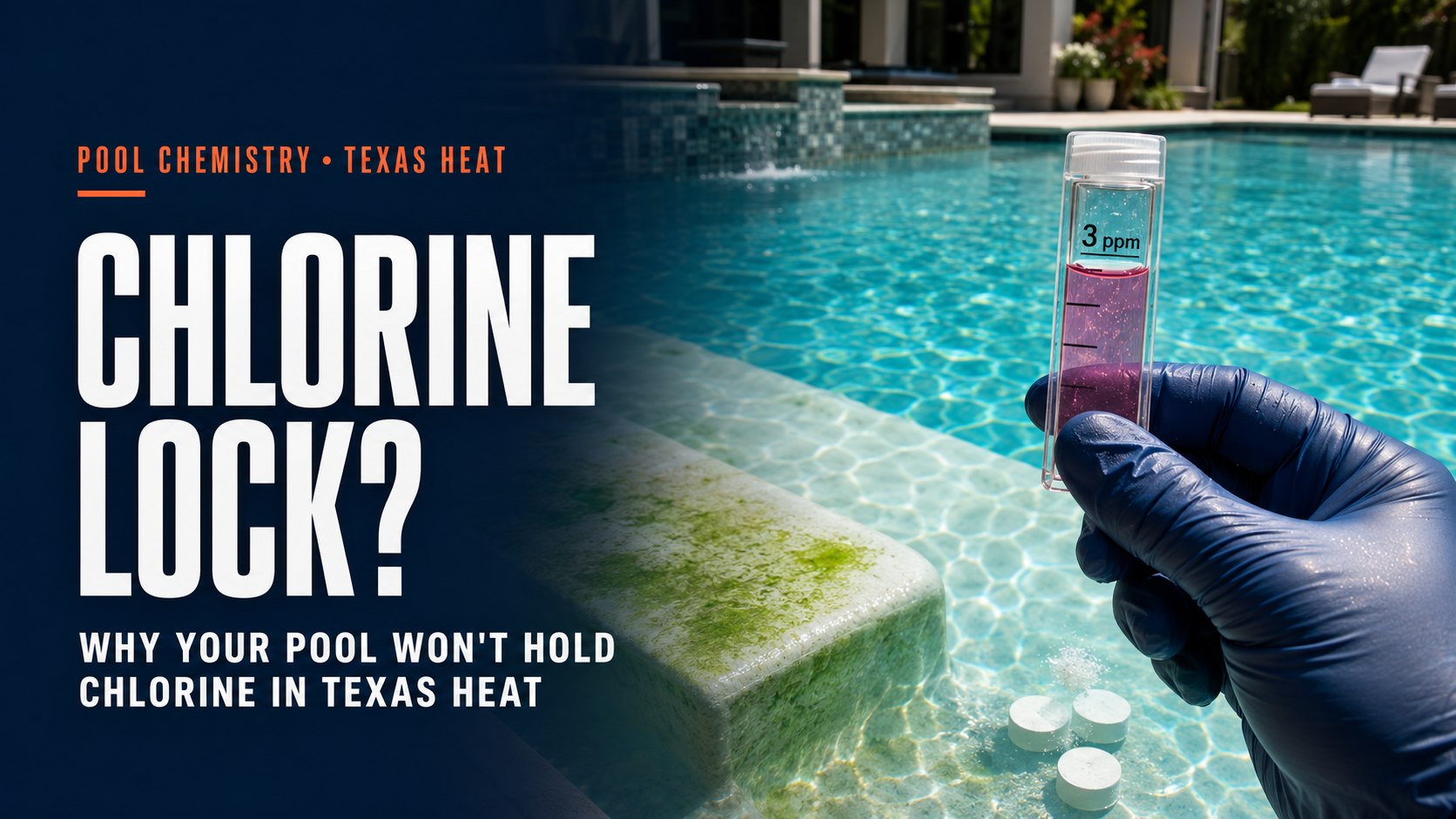 Chlorine Lock: Why Your Pool Won't Hold Chlorine in Texas Heat