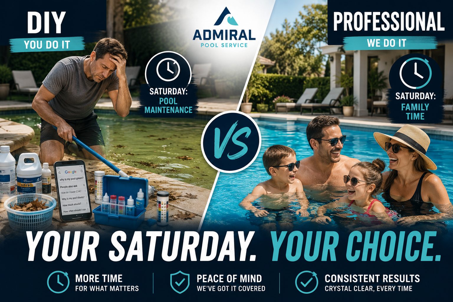 DIY Pool Maintenance vs. Professional Service: The Real Comparison
