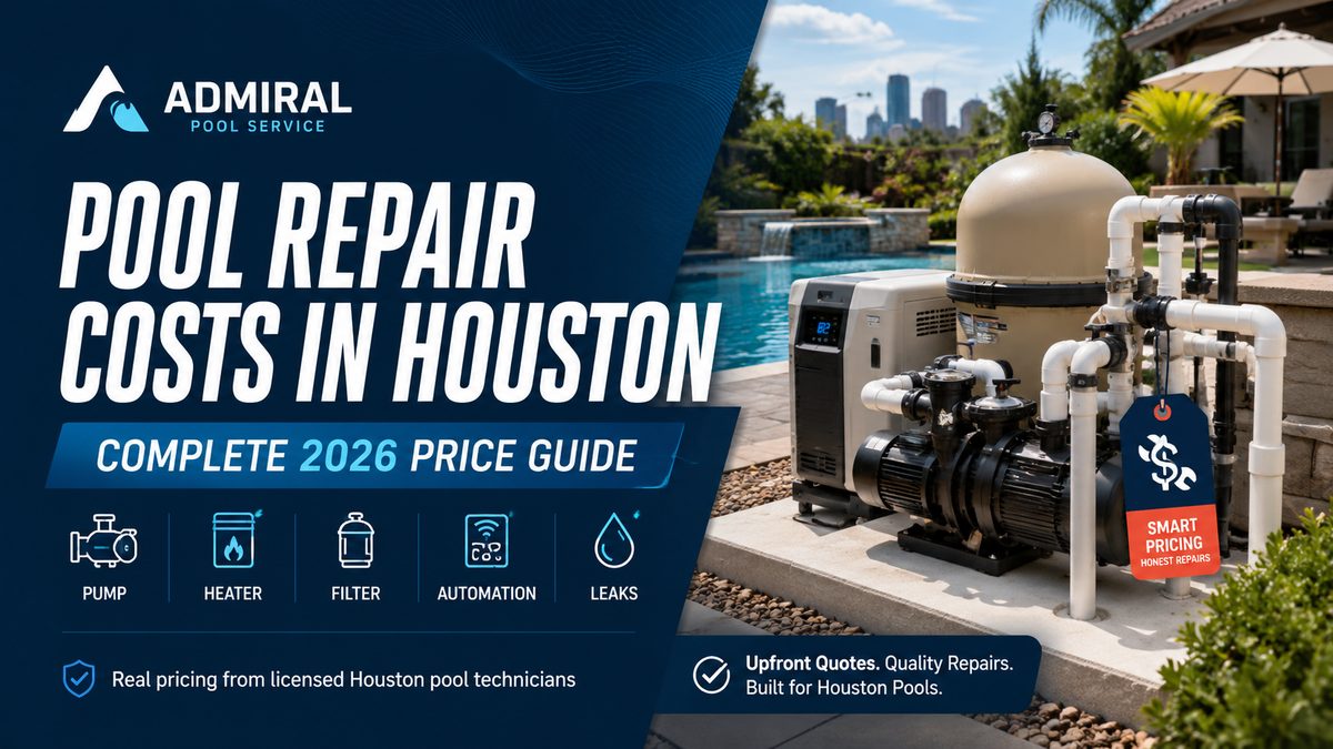Pool Repair Costs in Houston: Complete 2026 Price Guide