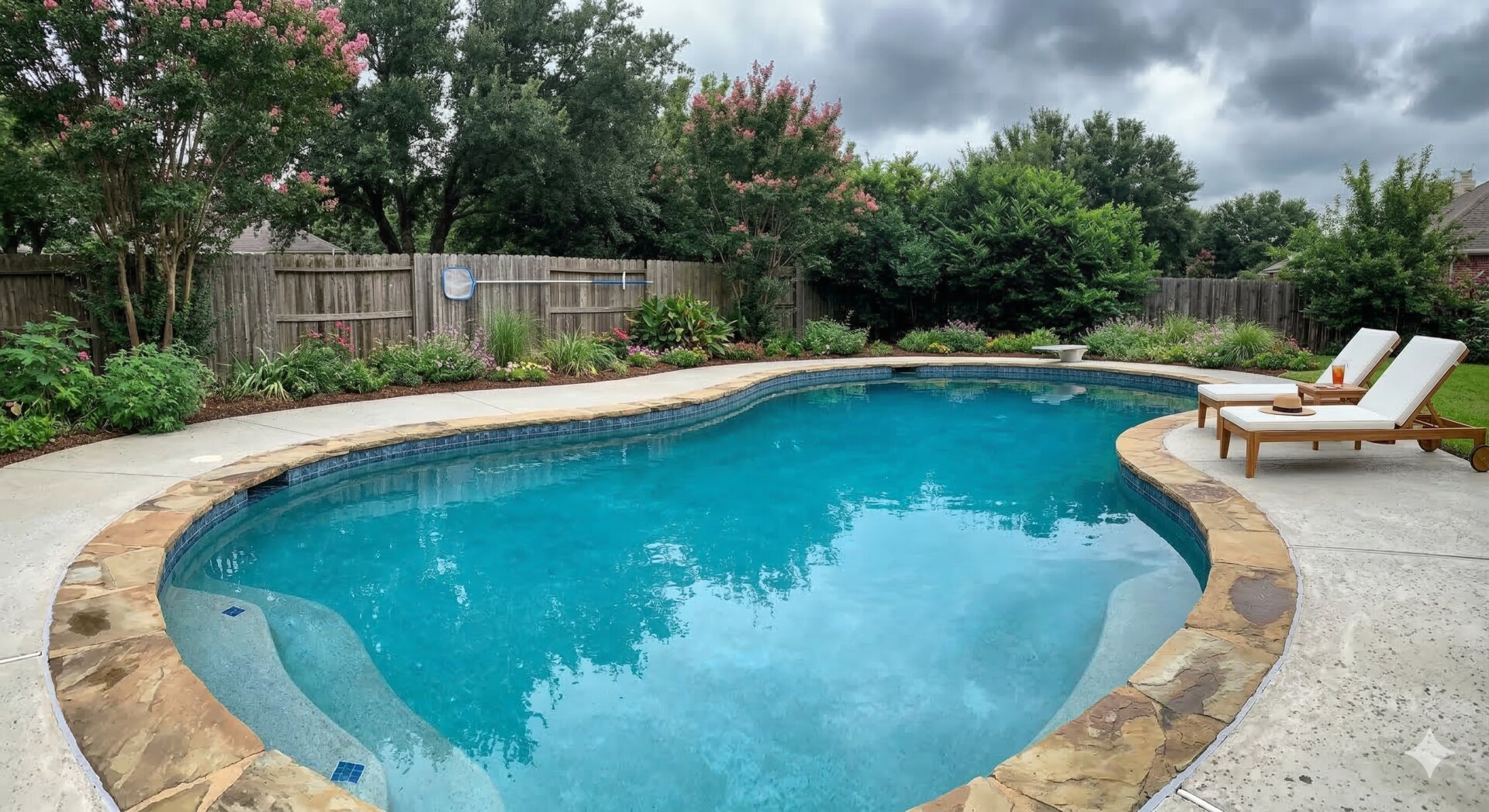 Pool after Admiral service visit