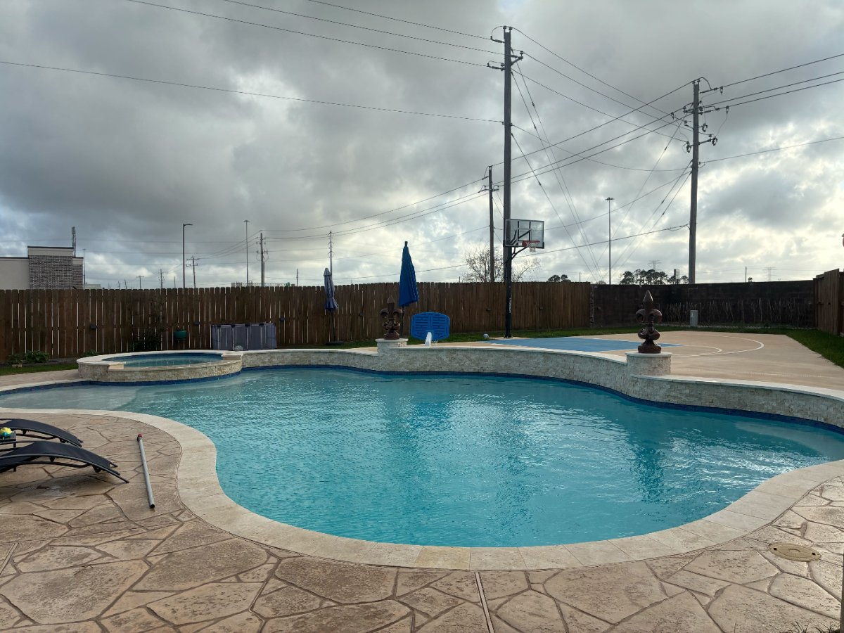 Pool service in League City, TX by Admiral