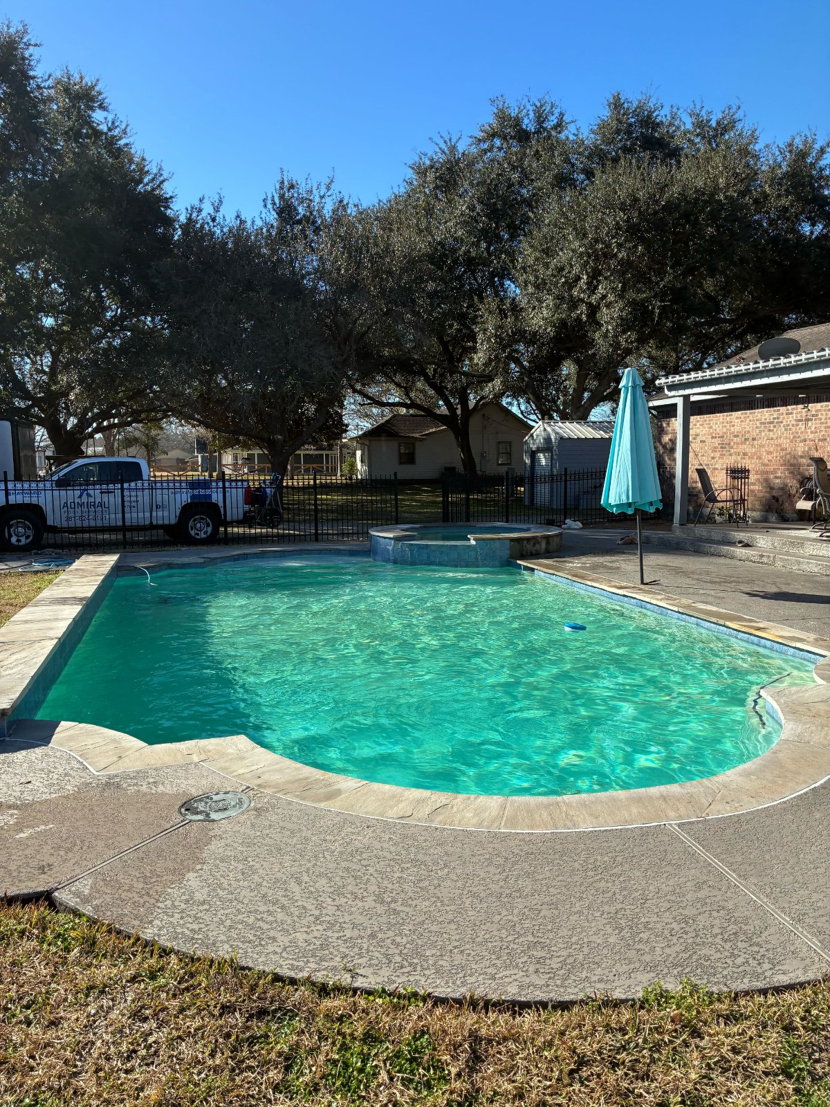 Pool service in Santa Fe, TX by Admiral